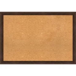 39"x27" Narrow Wood Frame Natural Cork Board Warm Walnut - Amanti Art: Wall Mounted, Bulletin Display 21 39"x27" Narrow Wood Frame Natural Cork Board Warm Walnut - Amanti Art: Wall Mounted, Bulletin Display -Home Furniture GUEST da7344a9 76bb 44df 9bcd 02cdda34908a