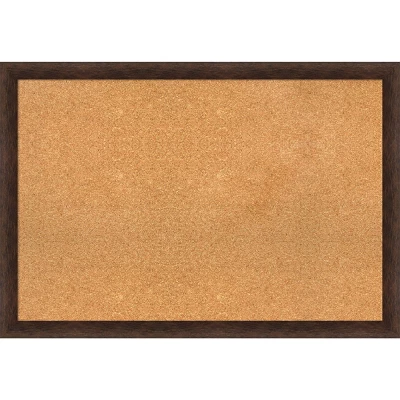 39"x27" Narrow Wood Frame Natural Cork Board Warm Walnut - Amanti Art: Wall Mounted, Bulletin Display 12 39"x27" Narrow Wood Frame Natural Cork Board Warm Walnut - Amanti Art: Wall Mounted, Bulletin Display - Image 10
