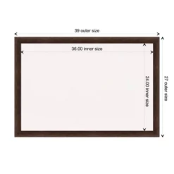 39"x27" Narrow Wood Frame White Cork Board Warm Walnut - Amanti Art: Bulletin Board, Wall Mounted, Office Decor 20 39"x27" Narrow Wood Frame White Cork Board Warm Walnut - Amanti Art: Bulletin Board, Wall Mounted, Office Decor -Home Furniture GUEST db1382b4 dafb 4197 b282 983dfc0bad07