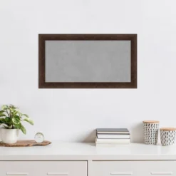 27"x15" Narrow Framed Magnetic Board Warm Walnut - Amanti Art: Real Wood, Wall-Mounted, Office & Home Decor 17 27"x15" Narrow Framed Magnetic Board Warm Walnut - Amanti Art: Real Wood, Wall-Mounted, Office & Home Decor -Home Furniture GUEST db509e9b 0d8d 4cb6 bc69 f081aa5d8675