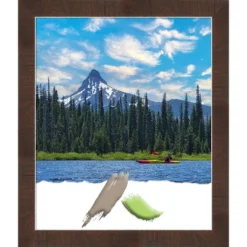 Amanti Art Wildwood Brown Narrow Picture Frame -Home Furniture GUEST db88f568 2600 4834 ac13 65182ddbb03d