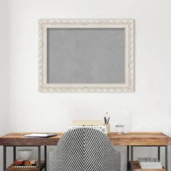 34"x26" Opera Framed Magnetic Board Off-White - Amanti Art: Real Wood, Steel, Wall Mount, Home & Office Decor -Home Furniture GUEST dc9da23c 2690 40ba a839 27b94859eb62