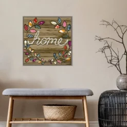 22" X 22" Love And Laughter IV By June Erica Vess Framed Canvas Wall Art Gray Wash - Amanti Art -Home Furniture GUEST dd5b6fc1 ccca 4e00 8418 65490a8eafbe