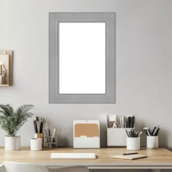 Amanti Art Vista Brushed Nickel Framed Dry Erase Magnetic Board -Home Furniture GUEST dd7084dc f536 4369 9834 ee83403f69f7