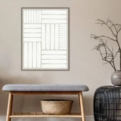 22" X 30" Free Rhythm By PI Studio Framed Canvas Wall Art Gray Wash - Amanti Art -Home Furniture GUEST dec8c54f 5d9a 42a1 8c2a 7ce200ddbc6e