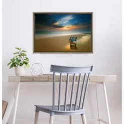 23" X 16" Brand New Day Framed Canvas Wall Art - Amanti Art -Home Furniture GUEST df00ac59 1a41 4560 b627 970d22183d8f