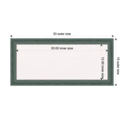 33"x15" Upcycled Wood Frame White Cork Board Teal/Gray - Amanti Art: Bulletin Board, Wall Mounted, Office Decor 20 33"x15" Upcycled Wood Frame White Cork Board Teal/Gray - Amanti Art: Bulletin Board, Wall Mounted, Office Decor -Home Furniture GUEST e0850561 cab8 4739 9294 c0265b30bb6c