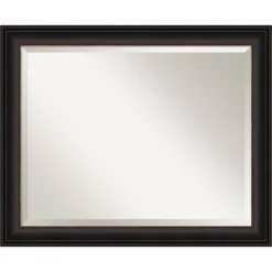 Trio Oil Rubbed Framed Bathroom Vanity Wall Mirror Bronze - Amanti Art -Home Furniture GUEST e09ed3ac e684 4fba a71a bc9385495702