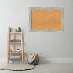 Amanti Art Dove Greywash Framed Corkboard, Natural Cork -Home Furniture GUEST e0d4d0d8 31b2 49d7 bb2b 111e1b7868e7