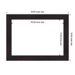 Amanti Art Furniture Espresso Narrow Framed Magnetic Dry Erase Board -Home Furniture GUEST e0d7fc3d f248 4714 a00d 34805c409b2a