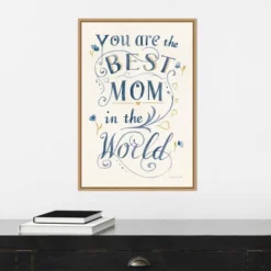 16" X 23" Best Mom May Flowers By Danhui Nai Framed Canvas Wall Art Light Brown - Amanti Art 14 16" X 23" Best Mom May Flowers By Danhui Nai Framed Canvas Wall Art Light Brown - Amanti Art -Home Furniture GUEST e241039b bf84 41e3 a69d 26d751457f10