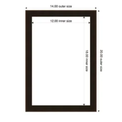 Amanti Art Espresso Brown Framed Dry Erase Magnetic Board -Home Furniture GUEST e2795a60 dc31 4a7b b77f c88e9ecea222