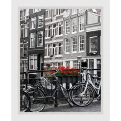 Amanti Art Blanco White Wood Picture Frame -Home Furniture GUEST e2e658a5 1323 446a 9066 cbe7f8f9b63c