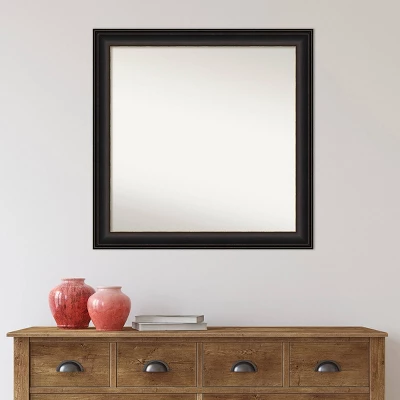 31" X 31" Non-Beveled Trio Oil Rubbed Bronze Bathroom Wall Mirror - Amanti Art 8 31" X 31" Non-Beveled Trio Oil Rubbed Bronze Bathroom Wall Mirror - Amanti Art - Image 6