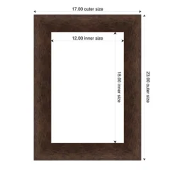 Amanti Art Warm Walnut Framed Dry Erase Magnetic Board -Home Furniture GUEST e3c85fb5 21db 45aa 9d45 90661afc67ee