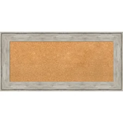 Amanti Art Crackled Metallic Framed Corkboard, Natural Cork -Home Furniture GUEST e51101c8 a39c 4c90 b9ea 9ba88a170a4b
