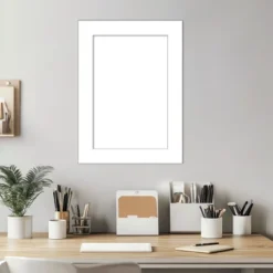 Amanti Art Wedge White Framed Dry Erase Magnetic Board -Home Furniture GUEST e5fb13d4 e1fa 45c0 83f8 45482c57722d