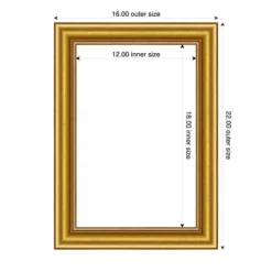 Amanti Art Townhouse Gold Framed Dry Erase Magnetic Board -Home Furniture GUEST e6002f25 3afe 439d 8d98 f9118437c6c3