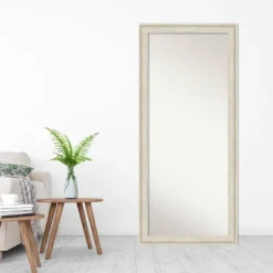 29" X 65" Regal Framed Full Length Floor/Leaner Mirror Birch Cream - Amanti Art -Home Furniture GUEST e6e81b63 94b6 49d2 a5d9 862ac7b8b83d