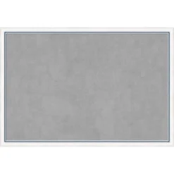 38"x26" Morgan Framed Magnetic Board White/Blue - Amanti Art: Wall Mount, Metal, Home & Office Decor -Home Furniture GUEST e81c1233 9b0a 4b25 85ee 4e89eac436a8