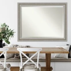 46" X 36" Parlor Framed Wall Mirror Silver - Amanti Art 11 46" X 36" Parlor Framed Wall Mirror Silver - Amanti Art -Home Furniture GUEST e887fad6 daa0 4d0d 974d 160af7f9e5a2