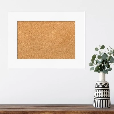 Amanti Art Cabinet White Framed Corkboard, Natural Cork 6 Amanti Art Cabinet White Framed Corkboard, Natural Cork - Image 4