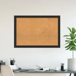 Amanti Art Accent Bronze Narrow Framed Corkboard, Natural Cork -Home Furniture GUEST e99f4c5e bb3b 41eb 8fdc 63d5ac429b8b