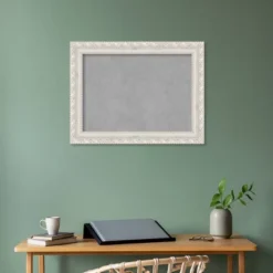 34"x26" Opera Framed Magnetic Board Off-White - Amanti Art: Real Wood, Steel, Wall Mount, Home & Office Decor -Home Furniture GUEST ea2e1d6e e047 4207 a228 f0404e432be7