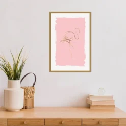 16" X 23" Graceful Bird I By Eva Watts Framed Canvas Wall Art - Amanti Art -Home Furniture GUEST eaaa5d88 7f0e 4b52 b3ca c10182b7c790