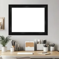 Amanti Art 22"x28" Grand Black Narrow Framed Magnetic Dry Erase Board -Home Furniture GUEST ec141d27 d556 460e 80bd 5122d6a35c52