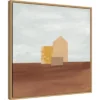 22" X 22" Homey Landscape II By Courtney Prahl Framed Canvas Wall Art Light Brown - Amanti Art -Home Furniture GUEST ec60bd5e ff30 4022 a355 17a32e220e77