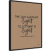 18" X 24" Words Of Wisdom IV Black - The Time Is Right By Becky Thorns Framed Canvas Wall Art Black - Amanti Art -Home Furniture GUEST eca34404 3b94 4131 82e6 d2b9e92f6a3f