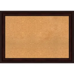 Amanti Art Coffee Bean Brown Framed Corkboard, Natural Cork -Home Furniture GUEST ed8a293f 87ce 4b78 aa5a 7aa0f96549c7