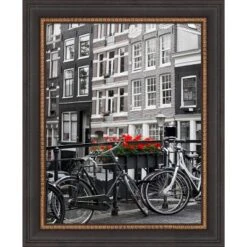 Amanti Art Ashton Black Wood Picture Frame -Home Furniture GUEST ee56b34b ed7e 4bcb b8fa 19c9157d41b6