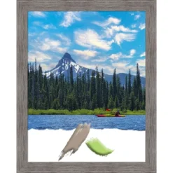 Amanti Art Pinstripe Plank Grey Narrow Picture Frame -Home Furniture GUEST ee682b51 e119 40e6 83bb 09151ef983d4