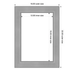 Amanti Art Vista Brushed Nickel Framed Dry Erase Magnetic Board -Home Furniture GUEST eebd3407 fc9e 4a6d be77 62a688cac100