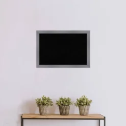 26"x18" Edwin Wood Frame Cork Board - Amanti Art -Home Furniture GUEST ef785eb1 ef42 4ede 8990 1f868fbed8ff