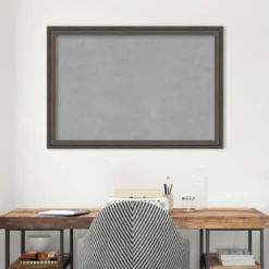 39"x27" Upcycled Framed Magnetic Board Brown/Gray - Amanti Art 19 39"x27" Upcycled Framed Magnetic Board Brown/Gray - Amanti Art -Home Furniture GUEST ef8cce6d 390f 404c 8ad6 7da7ff73b19e