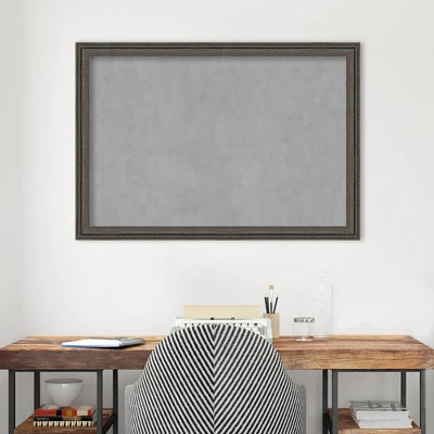 39"x27" Upcycled Framed Magnetic Board Brown/Gray - Amanti Art 10 39"x27" Upcycled Framed Magnetic Board Brown/Gray - Amanti Art - Image 8