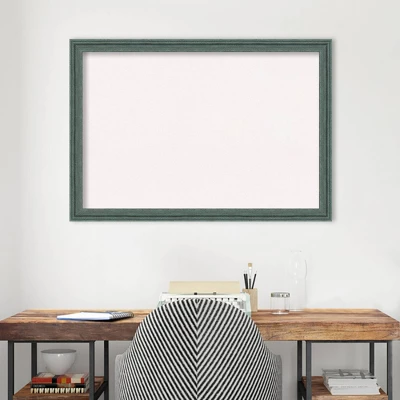 Amanti Art 39"x27" Upcycled Wood Frame White Cork Board Teal/Gray : Wall Mounted, Bulletin Board 10 Amanti Art 39"x27" Upcycled Wood Frame White Cork Board Teal/Gray : Wall Mounted, Bulletin Board - Image 8