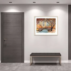 41" X 33" Autumn In New York Study I By Samuel Dixon Wood Framed Wall Art Print - Amanti Art -Home Furniture GUEST f058efe1 2261 461d 975b 388cf541c273