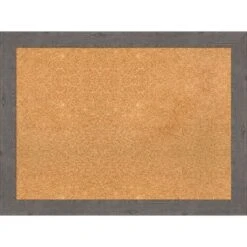 Amanti Art Rustic Plank Narrow Framed Corkboard, Natural Cork -Home Furniture GUEST f34917ef b02b 4d78 b1f1 21ca951ba2a8