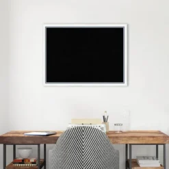 30"x22" Morgan Wood Frame Cork Board White/Blue - Amanti Art -Home Furniture GUEST f3f28167 544a 4020 9864 64ca10ffb756