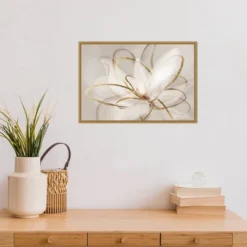 23" X 16" Transparent Beauty III By Eva Watts Framed Canvas Wall Art - Amanti Art -Home Furniture GUEST f46835e5 77d5 4b9b b036 b169aeca20da