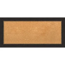 Amanti Art Accent Bronze Narrow Framed Corkboard, Natural Cork -Home Furniture GUEST f4bf0d54 5c25 40dd a328 a64447b154c6