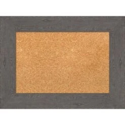 Amanti Art Rustic Plank Framed Corkboard, Natural Cork -Home Furniture GUEST f72a36a2 7e44 4b07 9177 701b2b520d79