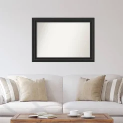 42" X 30" Non-Beveled Shipwreck Black Wall Mirror - Amanti Art -Home Furniture GUEST f97955a8 0552 4150 a6f2 4189ab7f25e8