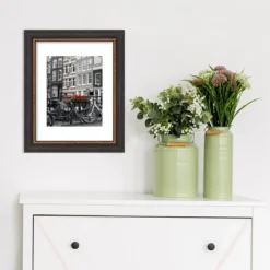 Amanti Art Ashton Black Wood Picture Frame -Home Furniture GUEST f9be6333 8d09 4413 8c3a efb4b70e0a03