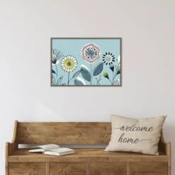 23" X 16" Scandi Florals I By Isabelle Z Framed Canvas Wall Art - Amanti Art -Home Furniture GUEST f9db0a99 5f4d 4509 9557 597ddc4bab52