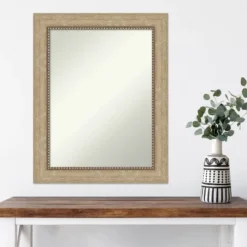 23" X 29" Non-Beveled Astor Champagne Wall Mirror - Amanti Art -Home Furniture GUEST fab25b18 7940 4648 a761 42ac5b977878